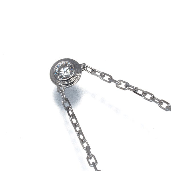 カルティエ ネックレス ダイヤ ダムール ディアマンレジェ SM K18WG 