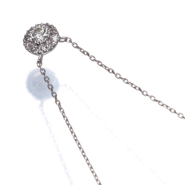ヴァンドーム ネックレス ダイヤ 0.11ct グレース  K18WG 