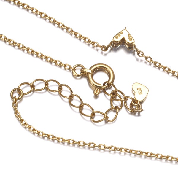 スタージュエリー ネックレス ダイヤ 0.10ct ミステリアスハート Sサイズ K18YG 