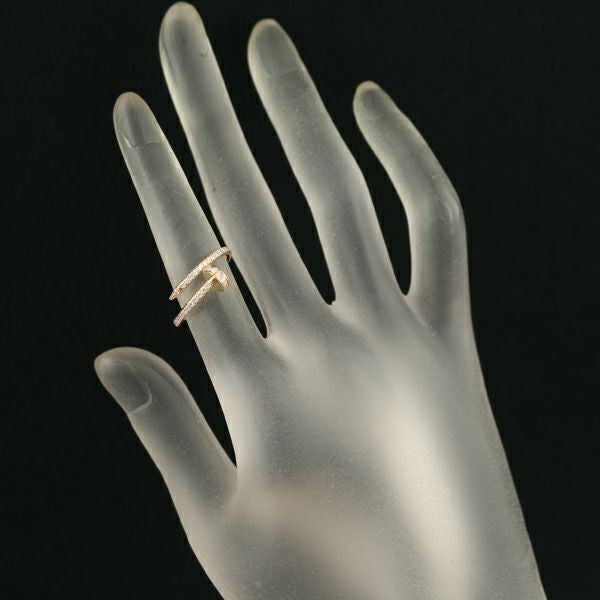 カルティエ リング ダイヤ ジュストアンクル SM 52号 K18PG 未修理証明書