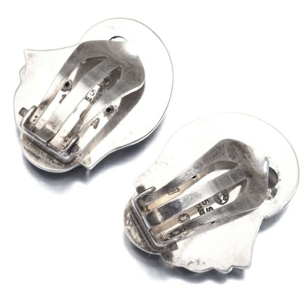 ジョージジェンセン イヤリング  100A フラワー シルバー925 