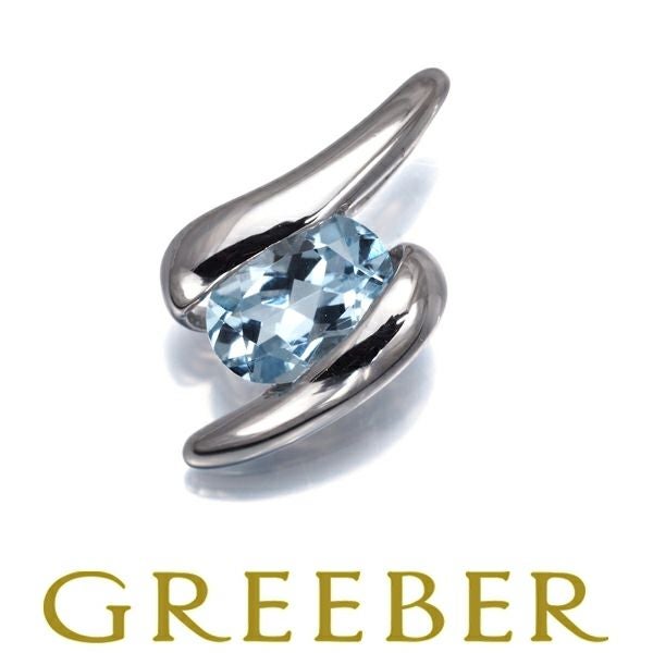 タサキ ペンダントトップ アクアマリン   Pt900 