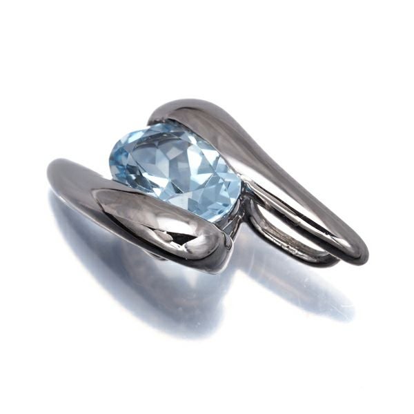 タサキ ペンダントトップ アクアマリン   Pt900 