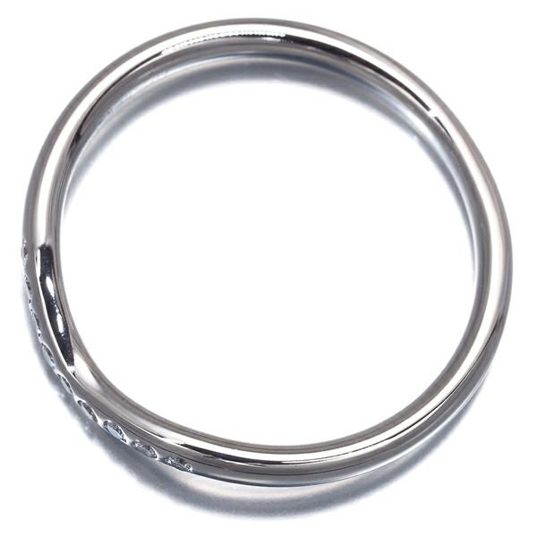 ティファニー リング ダイヤ カーブドバンド 9P 15号 Pt950 