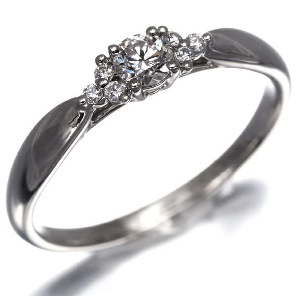 ティファニー リング ダイヤ ハーモニー サイドストーン 12号 Pt950 