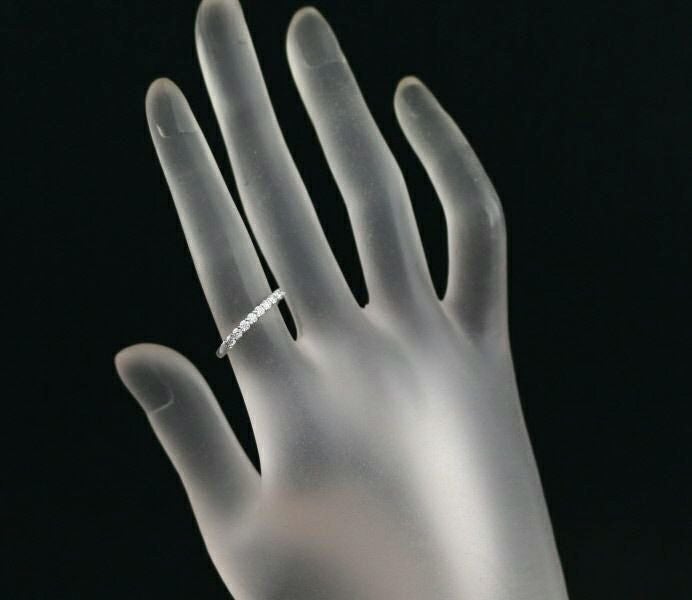 ティファニー リング ダイヤ フォーエバーバンド エンブレイス 2mm 11号 Pt950 