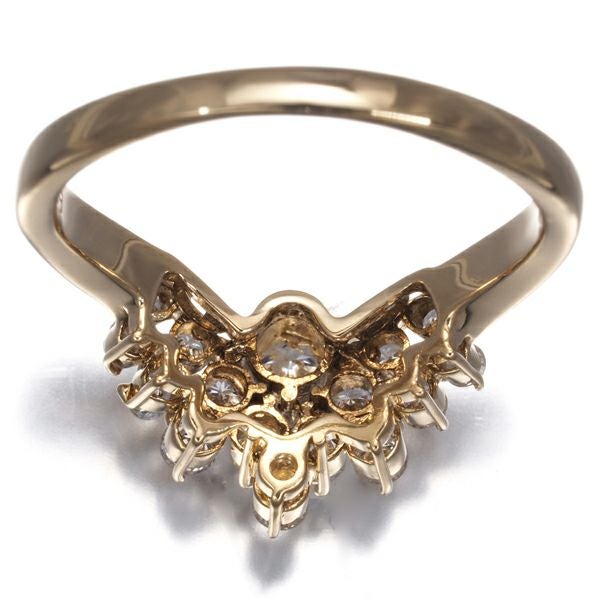 タサキ リング ダイヤ 0.58ct  12号 K18YG 