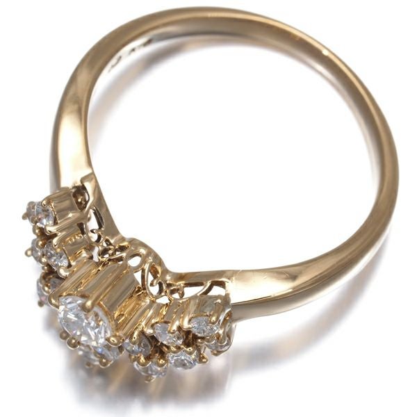 タサキ リング ダイヤ 0.58ct  12号 K18YG 
