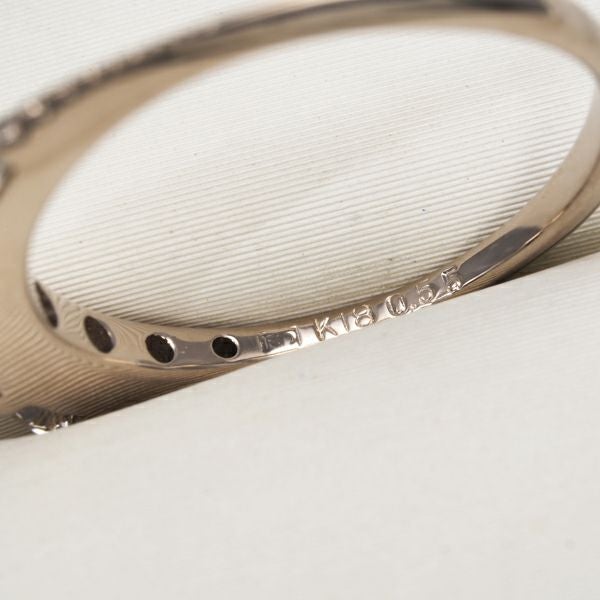 カシケイ リング ブラウンダイヤ 0.55ct ネイキッド 7号  K18BG 