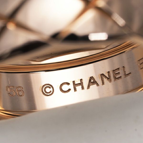 シャネル リング  ココクラッシュ ミディアム 56号 K18PG 