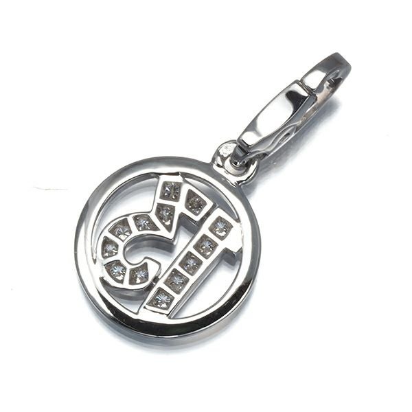 カルティエ ペンダントトップ ダイヤ ナンバー No.13 チャーム K18WG 