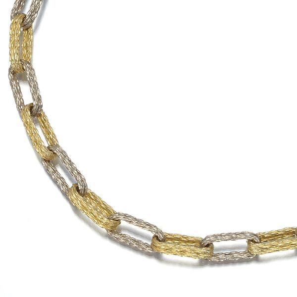 カッツァニーガ ブレスレット   艶消し チェーン K18YG/WG 