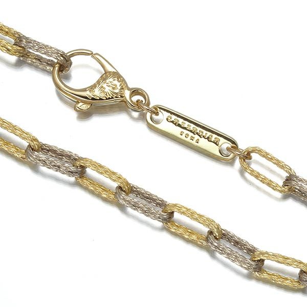 カッツァニーガ ブレスレット   艶消し チェーン K18YG/WG 