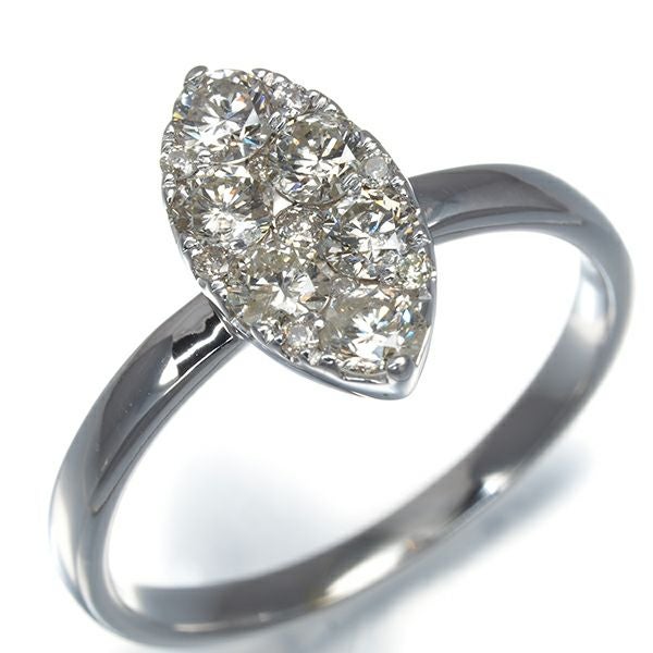 ダイヤ 0.50ct パヴェ  リング K18WG 