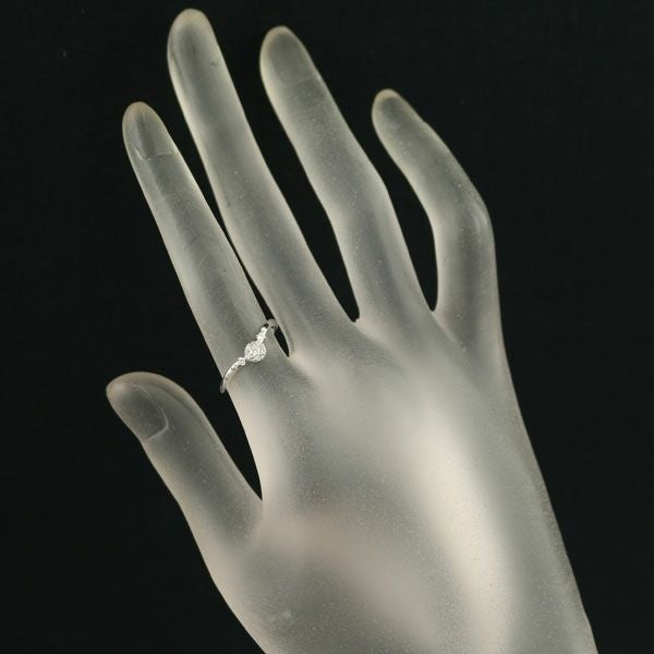 ダイヤ 0.10ct   リング K18WG 