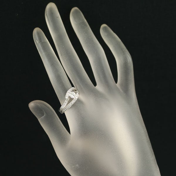 ダイヤ 0.46ct/0.41ct   リング Pt900 