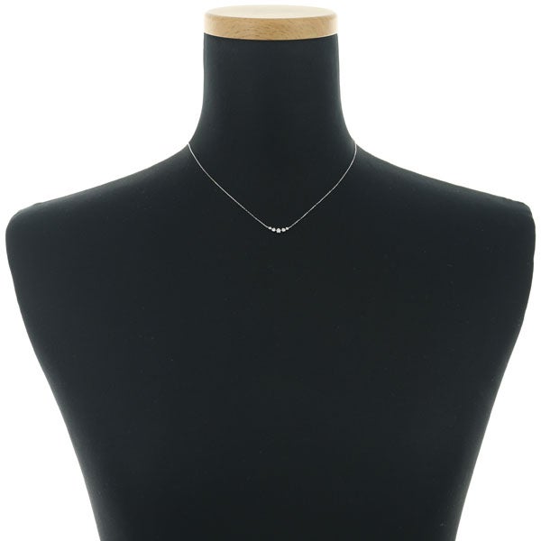 カナル4℃ ネックレス ダイヤ   K18WG 