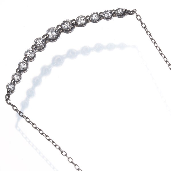 ダイヤ 0.50ct 11P  ネックレス Pt850 