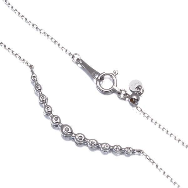 ダイヤ 0.50ct 11P  ネックレス Pt850 