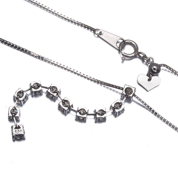 ダイヤ 1.00ct 10P  ネックレス Pt850 