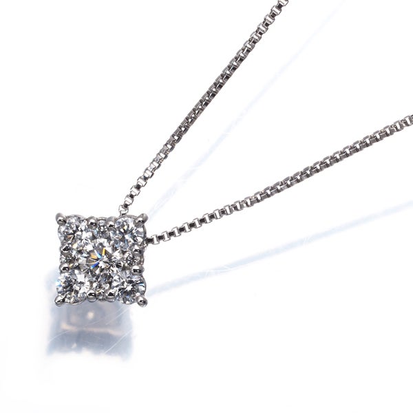 ヴァンドーム ネックレス ダイヤ 0.40ct   Pt950/Pt850 