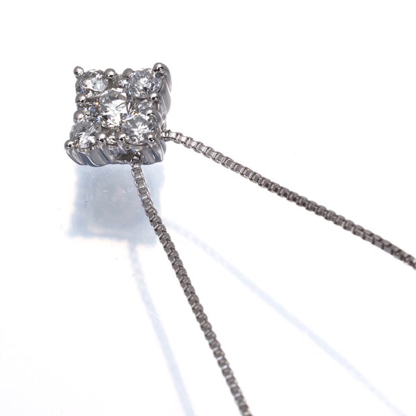 ヴァンドーム ネックレス ダイヤ 0.40ct   Pt950/Pt850 