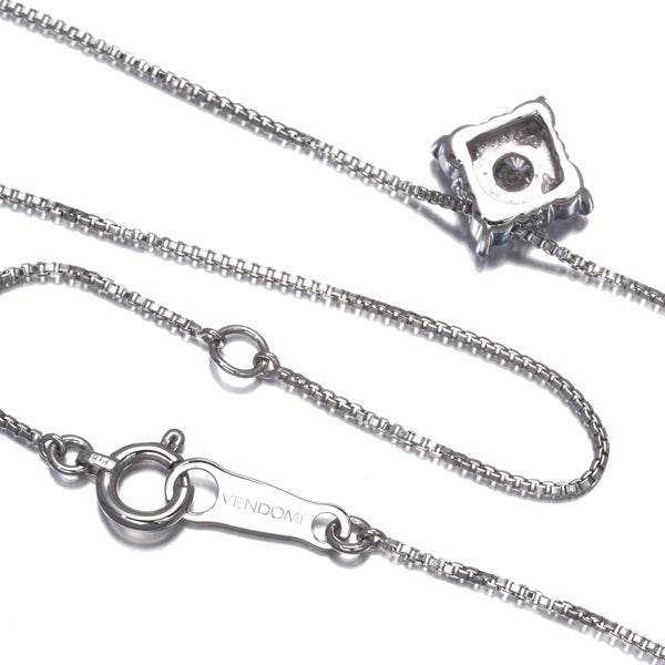 ヴァンドーム ネックレス ダイヤ 0.40ct   Pt950/Pt850 