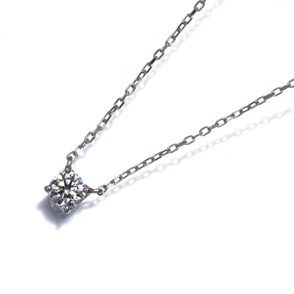 ヴァンドーム ネックレス ダイヤ 0.189ct  一粒 Pt950/Pt850 