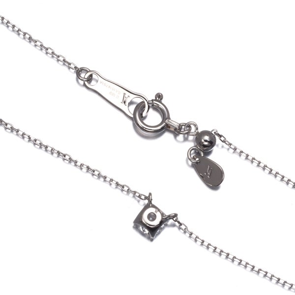 ヴァンドーム ネックレス ダイヤ 0.189ct  一粒 Pt950/Pt850 