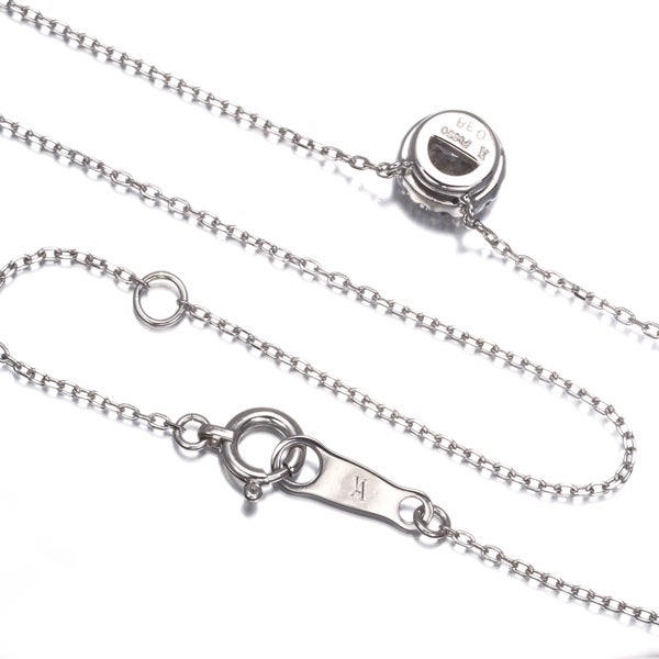 ヴァンドーム ネックレス ダイヤ 0.38ct グレース  Pt950/Pt850 