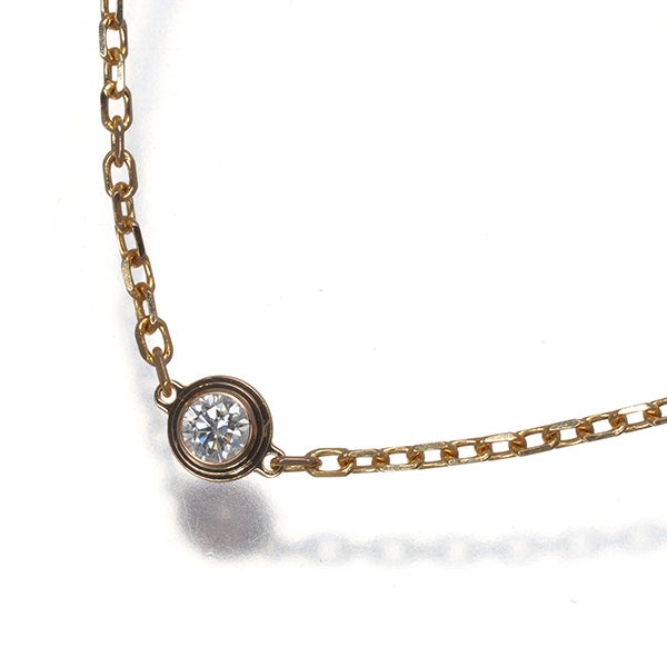 カルティエ ブレスレット ダイヤ ダムール ディアマンレジェ SM K18PG 