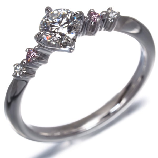 アイプリモ リング ダイヤ 0.306ct G VS2 3EX H&C トゥインクル 7号 Pt950 鑑定書
