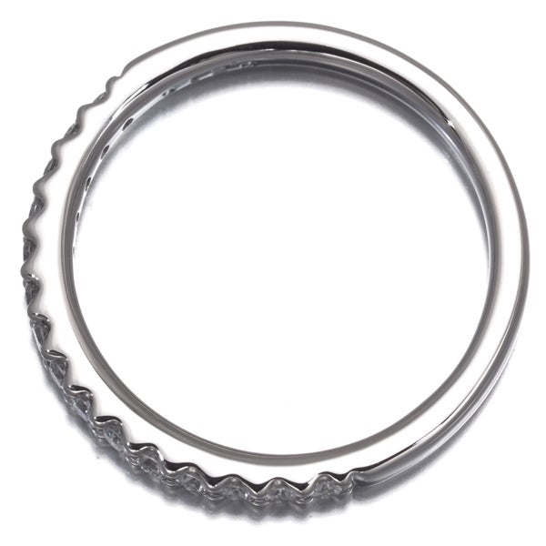 4℃ リング ダイヤ 0.21ct  ハーフエタニティ 10号 Pt950 