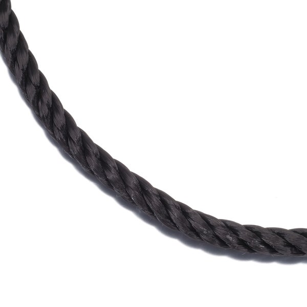 フレッド ブレスレット用コード  フォース10 ブラック 2連 17刻印 SS/スティールケーブル