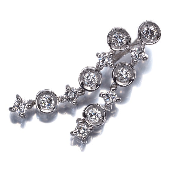 DTC ペンダントトップ ダイヤ 0.50ct LINE  K18WG 