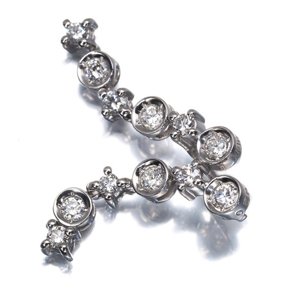 DTC ペンダントトップ ダイヤ 0.50ct LINE  K18WG 