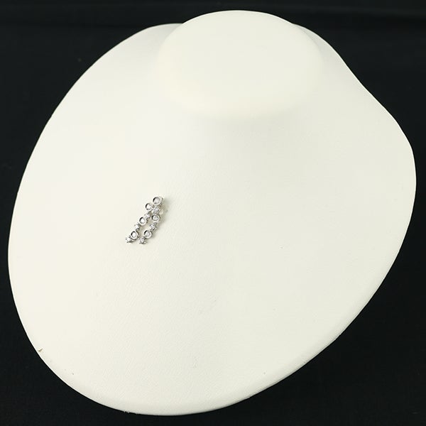 DTC ペンダントトップ ダイヤ 0.50ct LINE  K18WG 