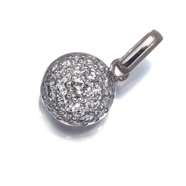 ダイヤ 0.56ct パヴェ ラウンド  ペンダントトップ Pt900 