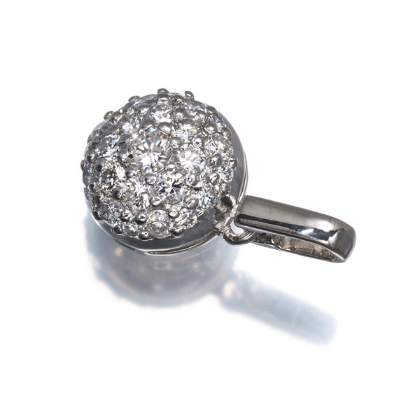 ダイヤ 0.56ct パヴェ ラウンド  ペンダントトップ Pt900 