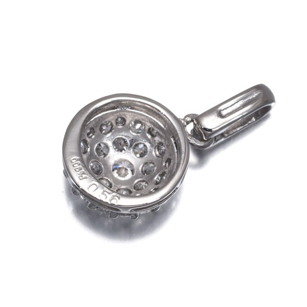 ダイヤ 0.56ct パヴェ ラウンド  ペンダントトップ Pt900 