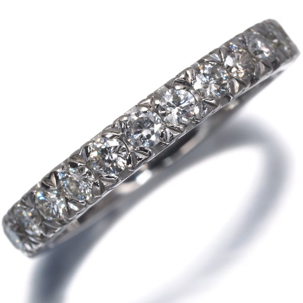 ダイヤ 0.61ct ハーフエタニティ  リング Pt900 