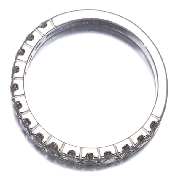 ダイヤ 0.61ct ハーフエタニティ  リング Pt900 