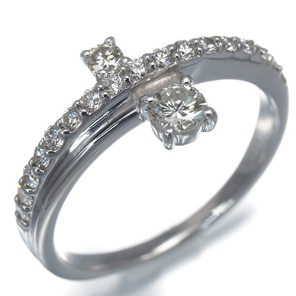 ダイヤ 0.53ct   リング K18WG 
