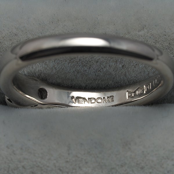 ヴァンドーム リング ダイヤ 0.281ct  8号 Pt1000 
