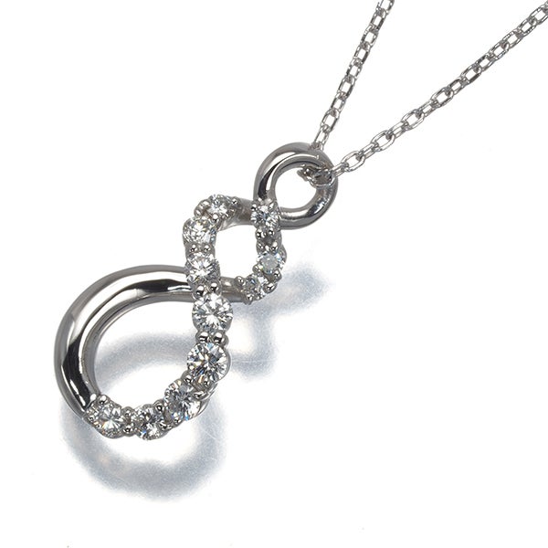 ヴァンドーム ネックレス ダイヤ 0.24ct   Pt950/Pt850 