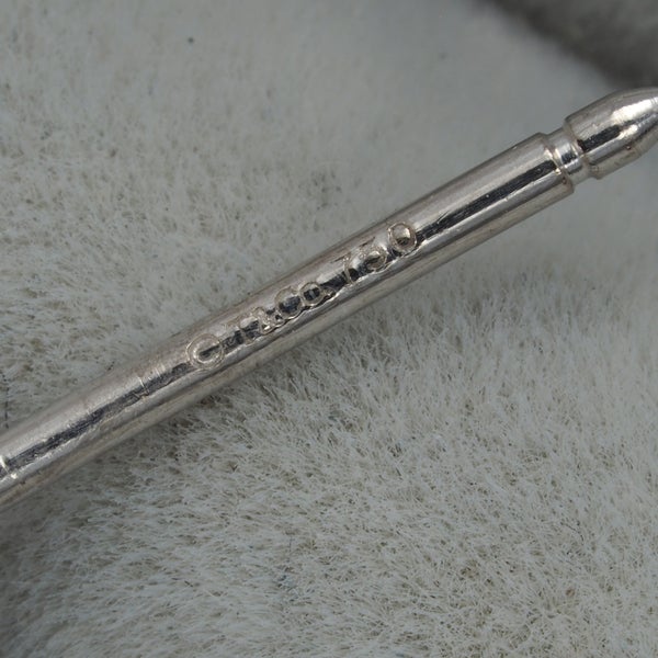ティファニー ピアス パール 真珠 7.3mm  チェーン K18WG 