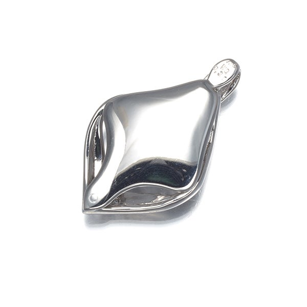 ダイヤ 0.30ct パヴェ 揺れる  ペンダントトップ K18WG 