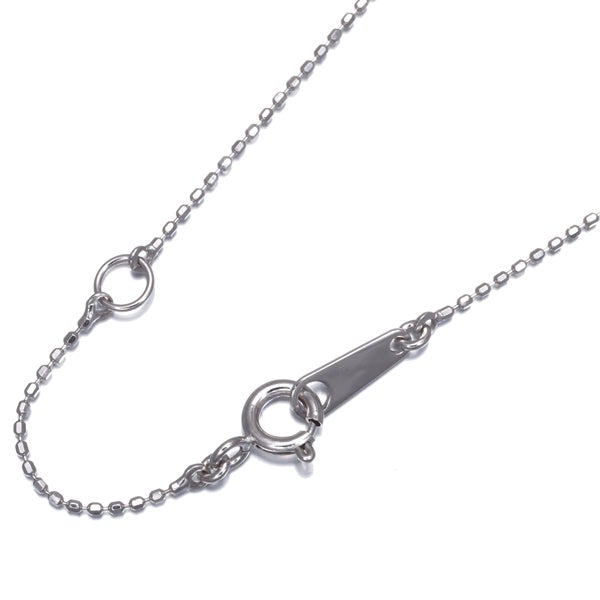 カットボール チェーンネックレス 40cm  K18WG 