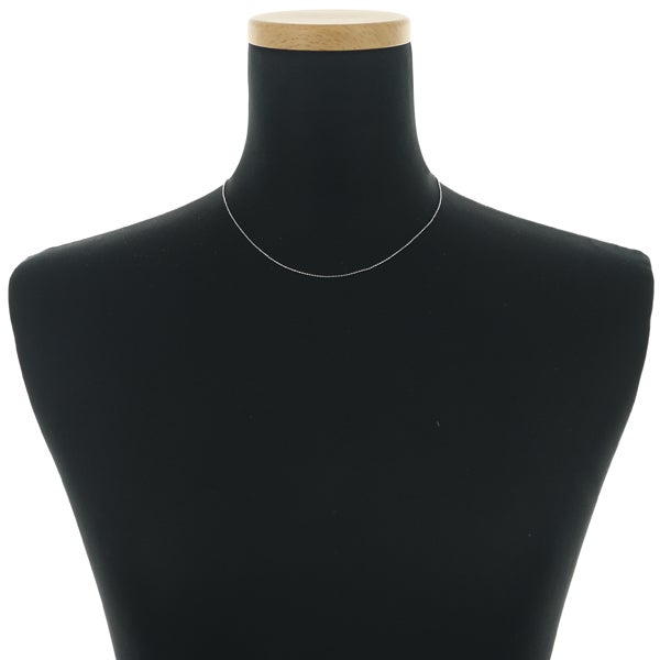 カットボール チェーンネックレス 40cm  K18WG 