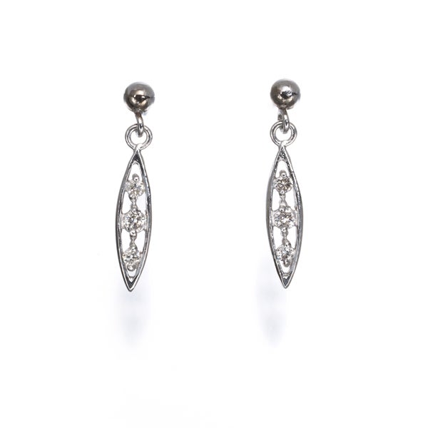 ダイヤ 0.04ct/0.04ct   ピアス Pt900 